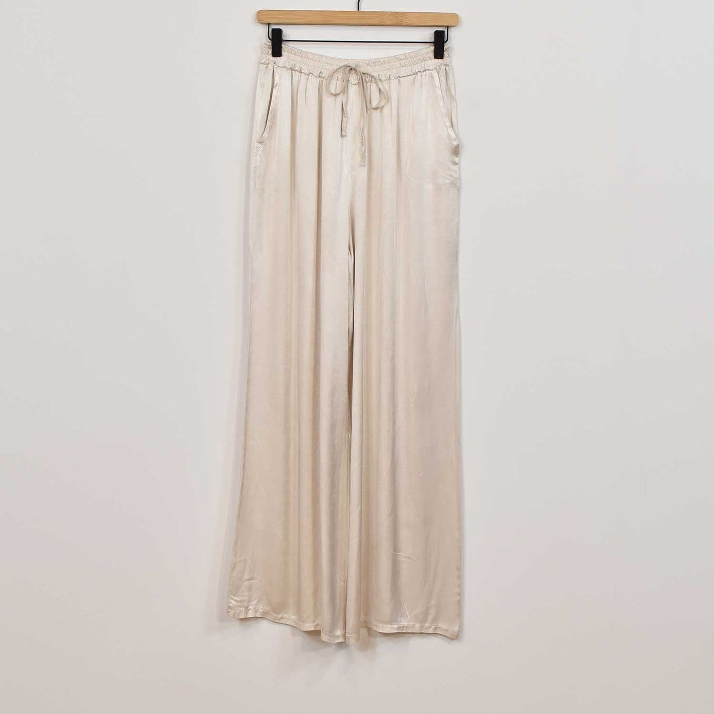 Ensemble Satin Chic - Haut Fluide & Pantalon Large